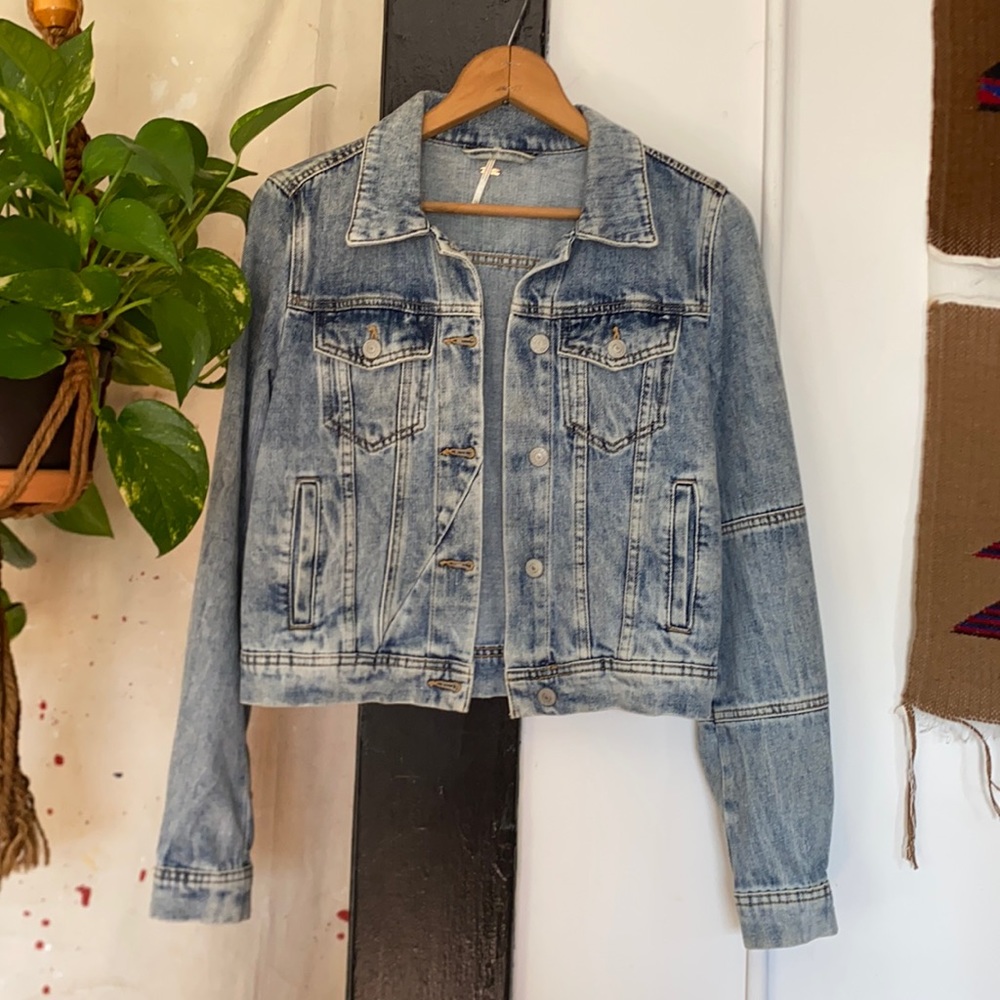 free people “rumors” denim jacket